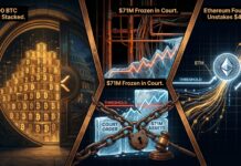 270,000 BTC Quietly Stacked. $71M Frozen in Court. Ethereum Foundation Unstakes $49.6M. 270,000 BTC 71M Frozen in Court Ethereum Foundation Unstakes 49.6M